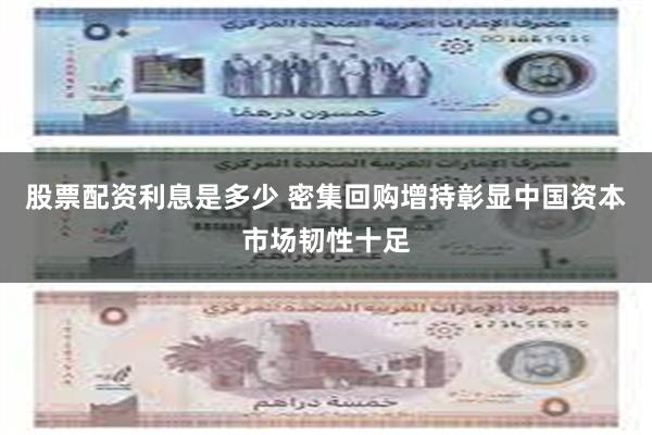 股票配资利息是多少 密集回购增持彰显中国资本市场韧性十足