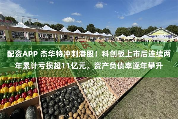 配资APP 杰华特冲刺港股！科创板上市后连续两年累计亏损超11亿元，资产负债率逐年攀升