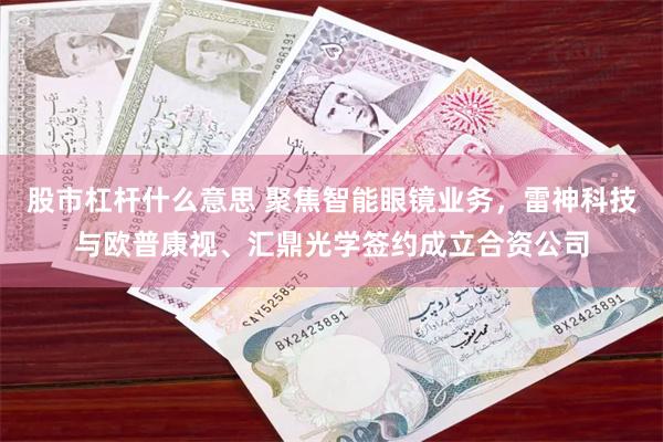 股市杠杆什么意思 聚焦智能眼镜业务，雷神科技与欧普康视、汇鼎光学签约成立合资公司