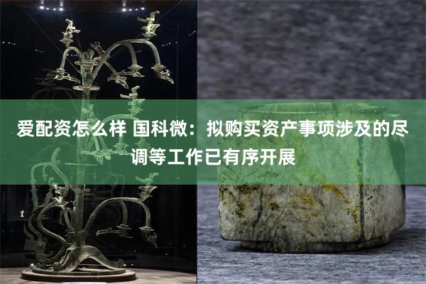 爱配资怎么样 国科微：拟购买资产事项涉及的尽调等工作已有序开展