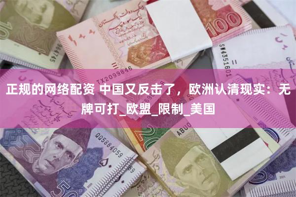 正规的网络配资 中国又反击了，欧洲认清现实：无牌可打_欧盟_限制_美国