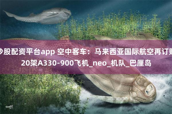 炒股配资平台app 空中客车：马来西亚国际航空再订购20架A330-900飞机_neo_机队_巴厘岛
