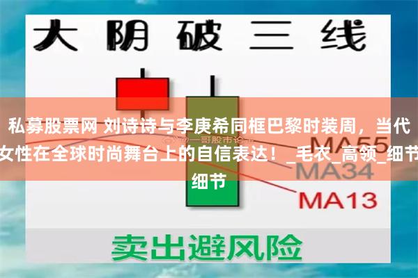 私募股票网 刘诗诗与李庚希同框巴黎时装周，当代女性在全球时尚舞台上的自信表达！_毛衣_高领_细节