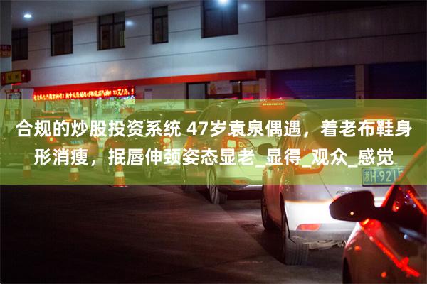 合规的炒股投资系统 47岁袁泉偶遇，着老布鞋身形消瘦，抿唇伸颈姿态显老_显得_观众_感觉