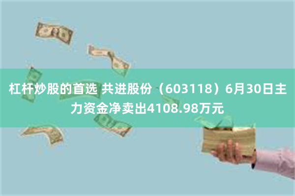 杠杆炒股的首选 共进股份（603118）6月30日主力资金净卖出4108.98万元