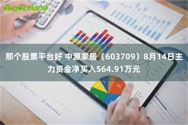 那个股票平台好 中源家居（603709）8月14日主力资金净买入564.91万元