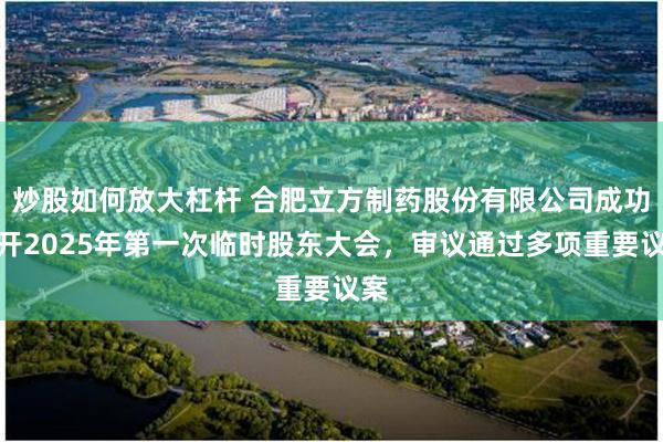 炒股如何放大杠杆 合肥立方制药股份有限公司成功召开2025年第一次临时股东大会，审议通过多项重要议案