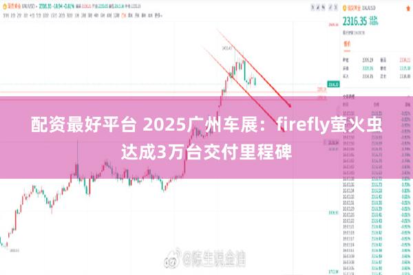 配资最好平台 2025广州车展：firefly萤火虫达成3万台交付里程碑