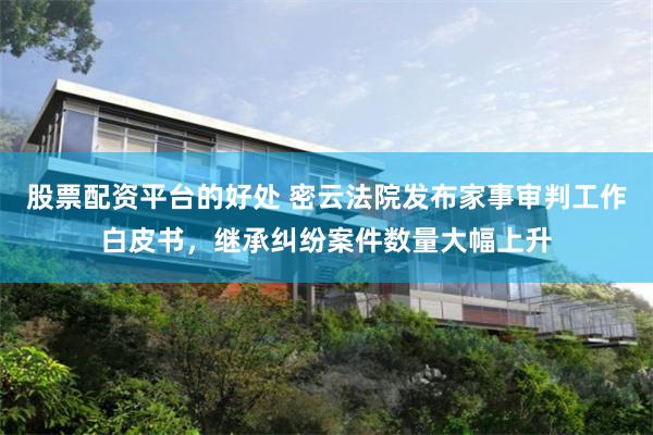 股票配资平台的好处 密云法院发布家事审判工作白皮书，继承纠纷案件数量大幅上升