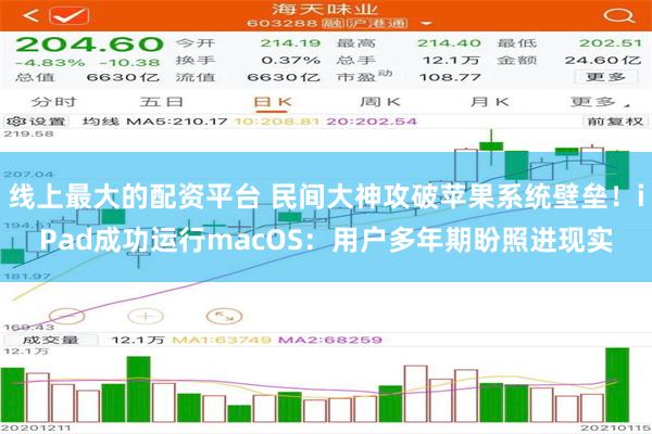 线上最大的配资平台 民间大神攻破苹果系统壁垒！iPad成功运行macOS：用户多年期盼照进现实