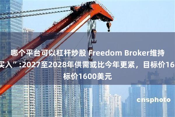 哪个平台可以杠杆炒股 Freedom Broker维持美光“买入”:2027至2028年供需或比今年更紧，目标价1600美元